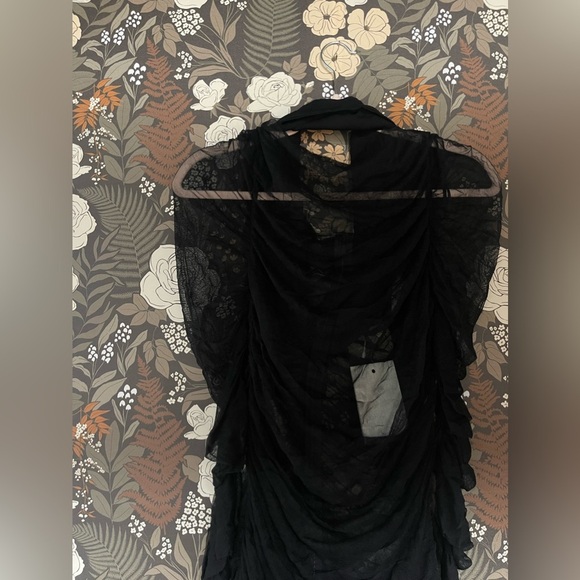 NWT Christopher Esber Tulle Column Dress in Black size 8 - Picture 5 of 8